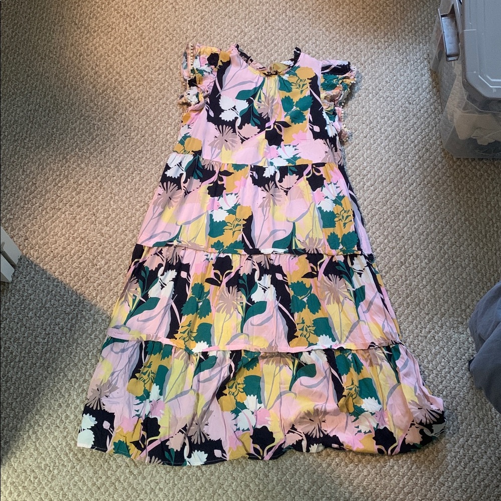 Floral Tiered Maxi Dress